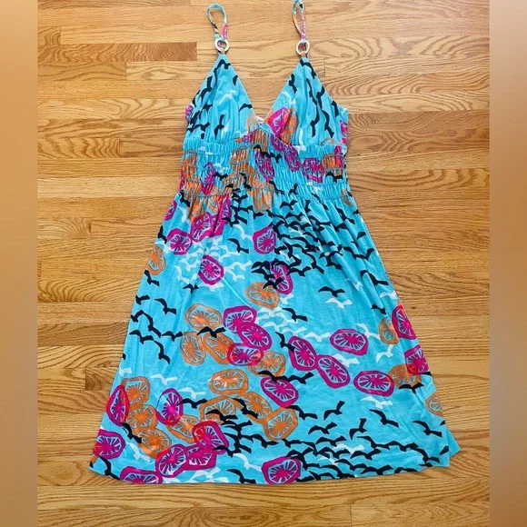 trina turk beach dresses Trina Turk Racerback Maxi Beach Dress Size Medium - has alterations